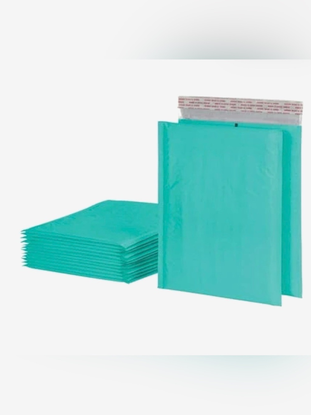 (10) Teal Self-Seal Bubble Mailer Bags for Shipping